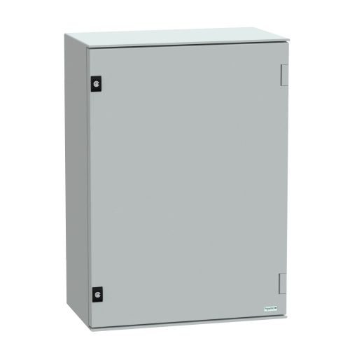 Schneider Electric NSYPLM75PG Thalassa PLM műanyag szekrény, teli ajtóval, 747x536x300, IP66, fém szerelőlappal