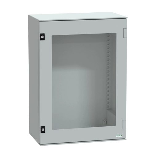 Schneider Electric NSYPLM75TG Thalassa PLM műanyag szekrény, átlátszó ajtóval, 747x536x300, IP66, szerelőlap nélkül