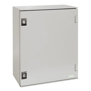   Schneider Electric NSYPLM86BG Thalassa PLM műanyag szekrény, teli ajtóval, 847x636x300, IP66, bakelit szerelőlappal