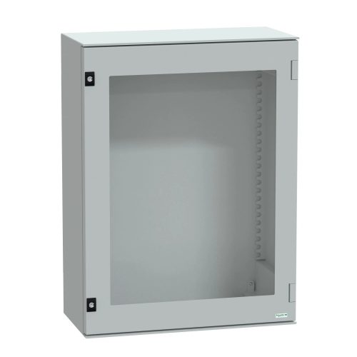Schneider Electric NSYPLM86TG Thalassa PLM műanyag szekrény, átlátszó ajtóval, 847x636x300, IP66, szerelőlap nélkül
