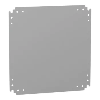   Schneider Electric NSYPMM55 fém szerelőlap 500x500mm (magxszél) Thalassa PLA szekrényekhez, szerelőlap mérete 390x375mm