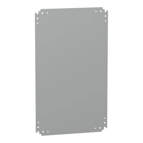 Schneider Electric NSYPMM75 fém szerelőlap 500x750mm vagy 750x500mm (magxszél) Thalassa PLA szekrényekhez, szerelőlap mérete 390x625mm