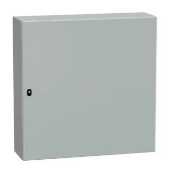   Schneider NSYS3D101030 Spacial S3D Falra szerelhető fém szekrény, Teli ajtóval, 1000x1000x300, IP66, szerelőlap nélkül