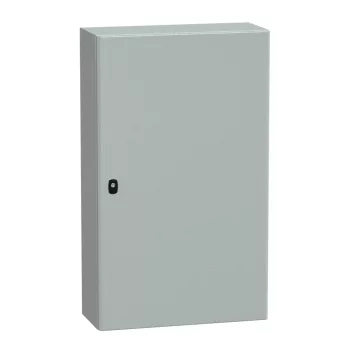   Schneider NSYS3D10625 Spacial S3D Falra szerelhető fém szekrény, Teli ajtóval, 1000x600x250, IP66, szerelőlap nélkül