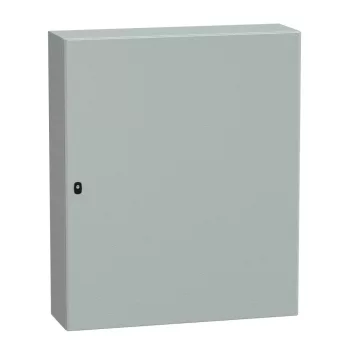   Schneider NSYS3D121030 Spacial S3D Falra szerelhető fém szekrény, Teli ajtóval, 1200x1000x300, IP66, szerelőlap nélkül