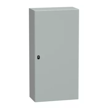   Schneider NSYS3D12630 Spacial S3D Falra szerelhető fém szekrény, Teli ajtóval, 1200x600x300, IP66, szerelőlap nélkül