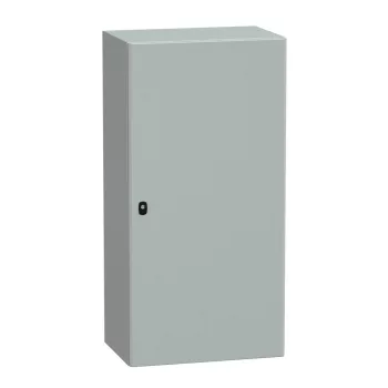   Schneider NSYS3D12640 Spacial S3D Falra szerelhető fém szekrény, Teli ajtóval, 1200x600x400, IP66, szerelőlap nélkül