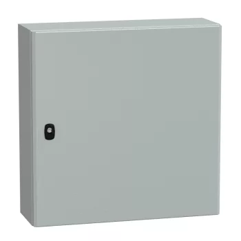   Schneider NSYS3D6620 Spacial S3D Falra szerelhető fém szekrény, Teli ajtóval, 600x600x200, IP66, szerelőlap nélkül