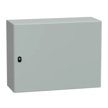   Schneider NSYS3D6830 Spacial S3D Falra szerelhető fém szekrény, Teli ajtóval, 600x800x300, IP66, szerelőlap nélkül