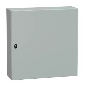   Schneider NSYS3D8825 Spacial S3D Falra szerelhető fém szekrény, Teli ajtóval, 800x800x250, IP66, szerelőlap nélkül