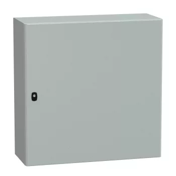  Schneider NSYS3D8830 Spacial S3D Falra szerelhető fém szekrény, Teli ajtóval, 800x800x300, IP66, szerelőlap nélkül