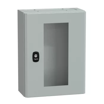   Schneider Electric NSYS3DM4315T S3DM moduláris szekrények H400XW300XD150 üvegajtós
