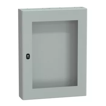   Schneider Electric NSYS3DM8615T S3DM moduláris szekrények H800XW600XD150 üvegajtós