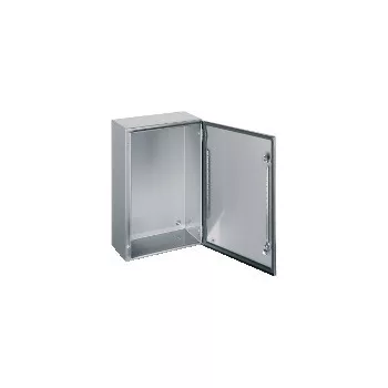   Schneider NSYS3X302515H Spacial S3X Falra szerelhető rozsdamentes acél AISI 316L szekrény, Teli ajtóval, 300x250x150, IP66, szerelőlap nélkül