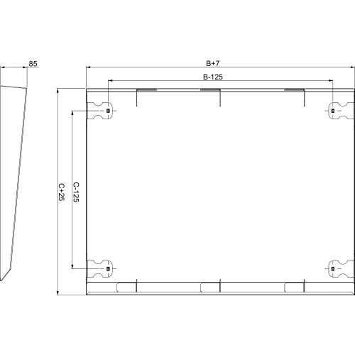 Schneider Electric NSYSC1240 Esővédő tető (1200*400)