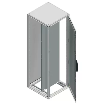   Schneider Electric Spacial SF NSYSF12640P Álló fém szekrény, teli ajtóval, 1200x600x400, IP55, szerelőlappal, sorolható, Spacial SF (Schneider NSYSF12640P)