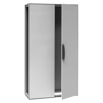   Schneider Electric Spacial SF NSYSF208602DP Álló fém szekrény, teli ajtóval, 2000x800x600, IP55, szerelőlappal, sorolható, 2 ajtós, Spacial SF (Schneider NSYSF208602DP)