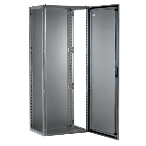 Schneider NSYSFX181240 Spacial SMX rozsdamentes acél AISI 304L álló szekrény, Teli ajtóval, 1800x1200x400, IP55, 2 ajtós kivitel, szerelőlap nélkül