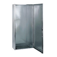 Schneider NSYSMX181240H Spacial SMX rozsdamentes acél AISI 316L álló szekrény, Teli ajtóval, 1800x1200x400, IP55, 2 ajtós kivitel, szerelőlap nélkül Schneider NSYSMX181240H Spacial SMX rozsdamentes acél AISI 316L álló szekrény, Teli ajtóval, 1800x1200x400, IP55, 2 ajtós kivitel, szerelőlap nélkül