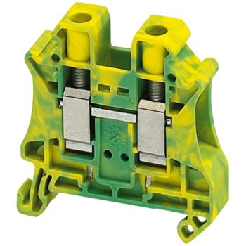   Schneider Electric NSYTRV102PE Csavaros egyszintes földelőkapocs 1x1 csatlakozás 10,2 mm 10 mm2 zöld-sárga 76A-es