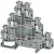 Schneider Electric NSYTRV26T Csavaros háromszintes átkötőkapocs 1x1 csatlakozás 5,2 mm 2,5 mm2 20A-es
