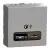 Schneider Unica System+ Dupla USB töltő, A+C típus, 18 W, alumínium – NU301930