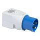 Schneider PKZA204 PRATIKA Adapter, 2P+F, 16A, IP20, francia