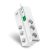 APC by Schneider Electric PM6U-GR túlfeszültség védett elosztó, 6 kimenet, 10A 230V, 2 USB, túlterhelés védelemmel, földelés állapot ellenőrzéssel