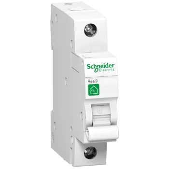   Schneider Electric, Resi9, R9F04150, Kismegszakító 1P,50A, B karakterisztika, 4,5 kA Resi9 (Schneider R9F04150)