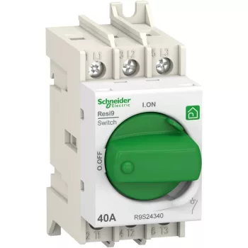   Schneider Electric R9S24340 RESI9 Moduláris forgócsapos kapcsoló, 3P, 40A