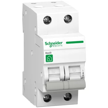   Schneider Electric, R9S64240, moduláris szakaszolókapcsoló 2P 40A 400V AC, Resi9 (Schneider R9S64240)
