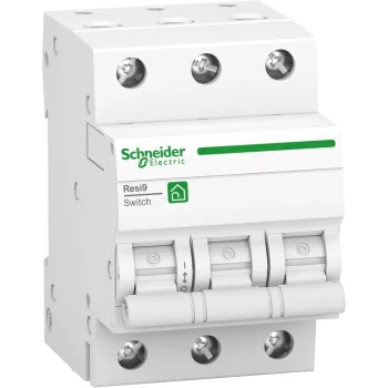   Schneider Electric, R9S64340, moduláris szakaszolókapcsoló 3P 40A 400V AC, Resi9 (Schneider R9S64340)