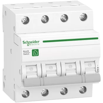   Schneider Electric, R9S64463, moduláris szakaszolókapcsoló 4P 63A 400V AC, Resi9 (Schneider R9S64463)