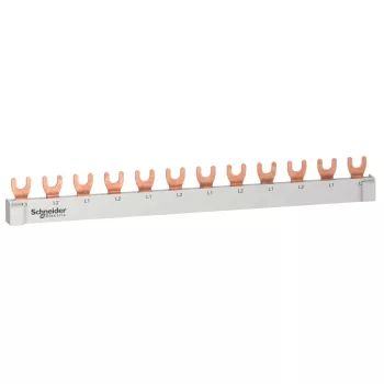 Schneider Easy9 2P villás gyűjtősín 12 modul 18 mm (R9XFH212)