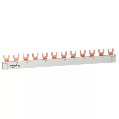 Schneider Easy9 2P villás gyűjtősín 12 modul 18 mm (R9XFH212)