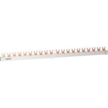   Schneider Electric R9XFH257 RESI9 gyűjtősín 2P, 57 modul, 1000 mm-es, 63A, nem darabolható