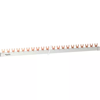 Schneider Easy9 2P villás gyűjtősín 57 modul 18 mm (R9XFH257)