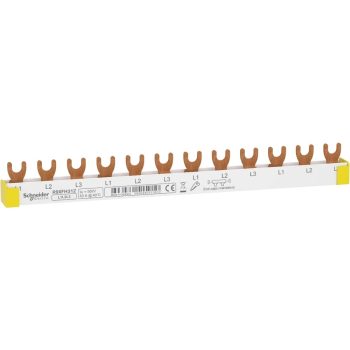   Schneider Electric R9XFH312 RESI9 gyűjtősín 3P, 12 modul, 210 mm-es, 63A, nem darabolható