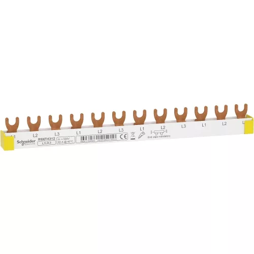 Schneider Easy9 3P villás gyűjtősín 12 modul 18 mm (R9XFH312)