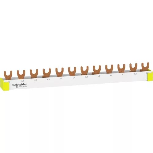 Schneider Easy9 4P villás gyűjtősín 12 modul 18 mm (R9XFH412)