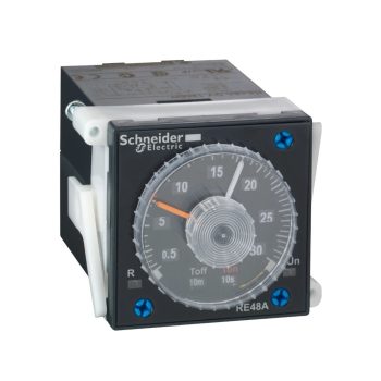   Schneider RE48AIPCOV Zelio Time 48x48mm panelre szerelhető időrelé védőburkolat IP64