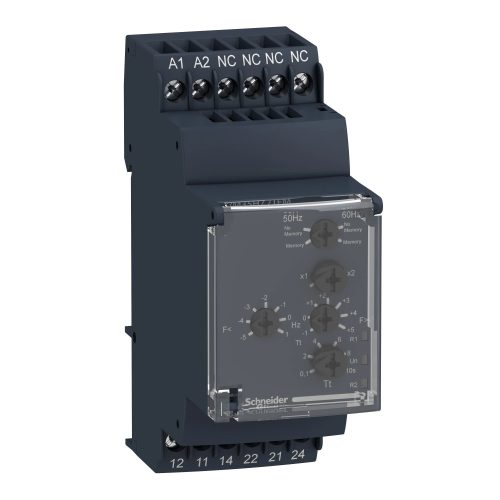 Schneider RM35HZ21FM Zelio Control frekvenciafigyelő relé, 1+1CO, 5A, 120…277VAC, 40…60Hz