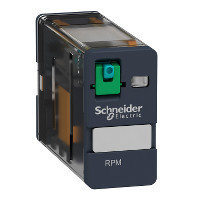 Schneider RPM11FD Zelio RPM teljesítményrelé, 1CO, 15A, 110VDC, tesztgomb