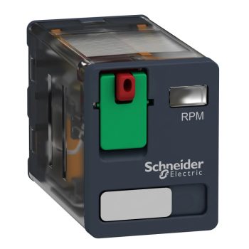   Schneider RPM21P7 Zelio RPM teljesítményrelé, 2CO, 15A, 230VAC, tesztgomb