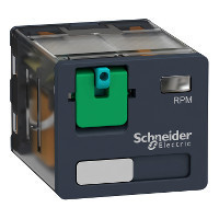 Schneider RPM31ED Zelio RPM teljesítményrelé, 3CO, 15A, 48VDC, tesztgomb