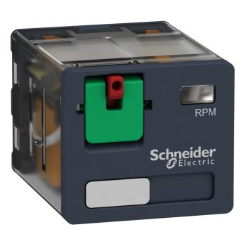   Schneider RPM31F7 Zelio RPM teljesítményrelé, 3CO, 15A, 120VAC, tesztgomb