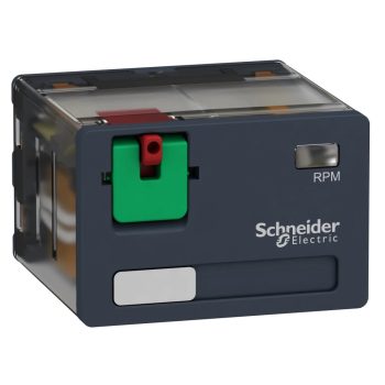   Schneider RPM41F7 Zelio RPM teljesítményrelé, 4CO, 15A, 120VAC, tesztgomb