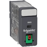 Schneider RXG11M7 Zelio RXG Interfész relé, 1CO, 10A, 220VAC, tesztgomb