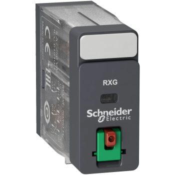   Schneider RXG21E7 Zelio RXG Interfész relé, 2CO, 5A, 48VAC, tesztgomb