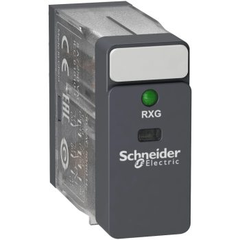   Schneider RXG23B7 Zelio RXG Interfész relé, 2CO, 5A, 24VAC, LED